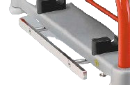 Close-up of a power tool with a focus on the blade and base.