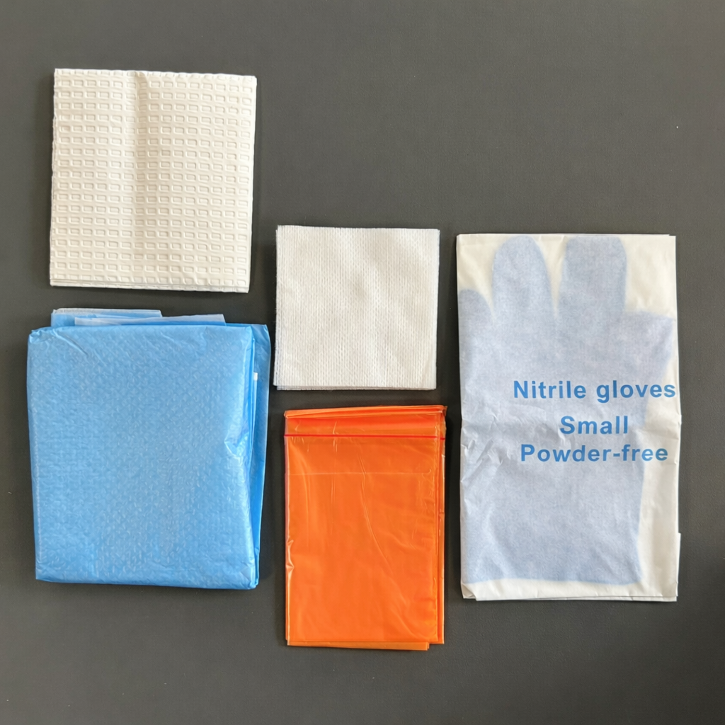 Community Wound Care Pack with Small Gloves (Box of 120)