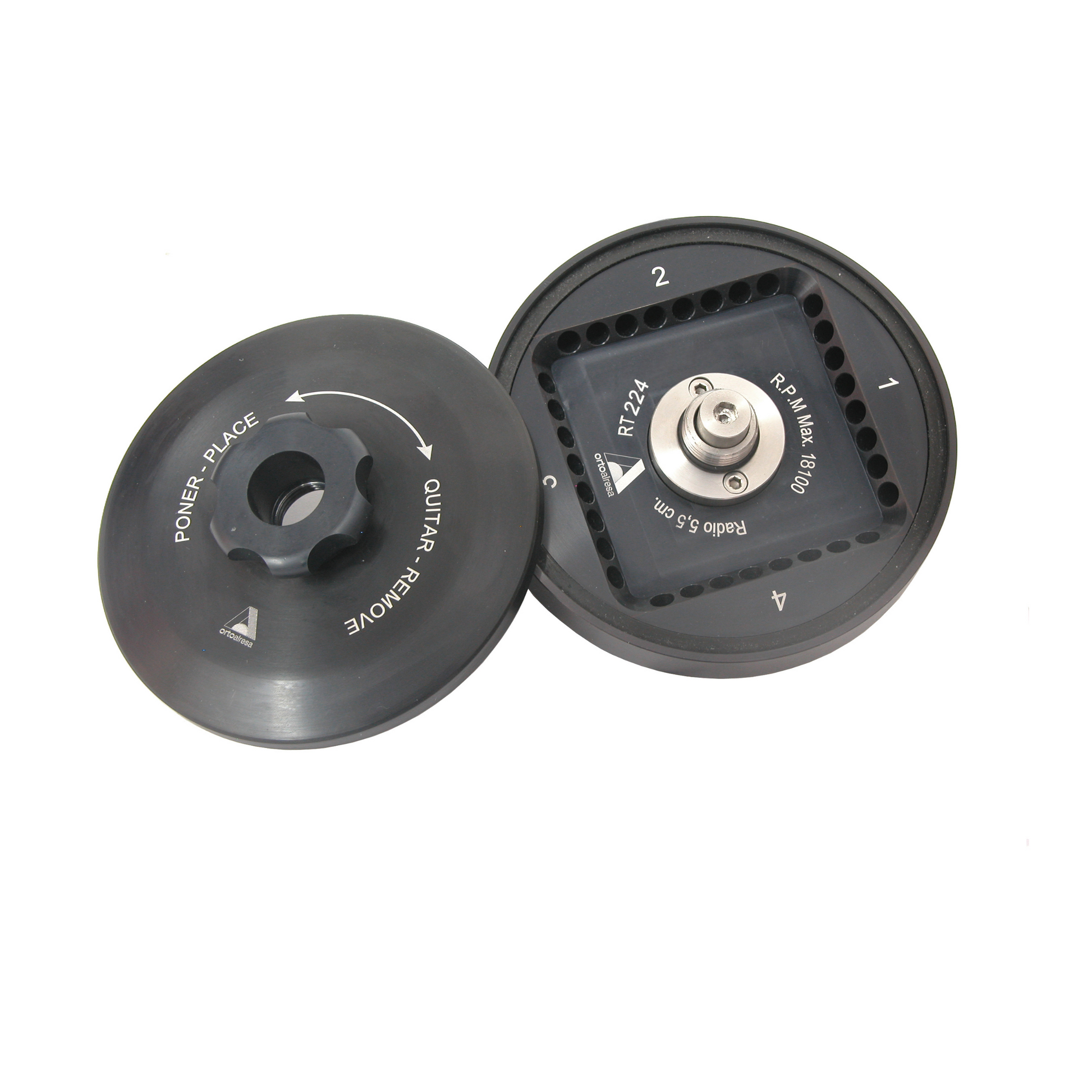 Two guitar pickup components on a white background