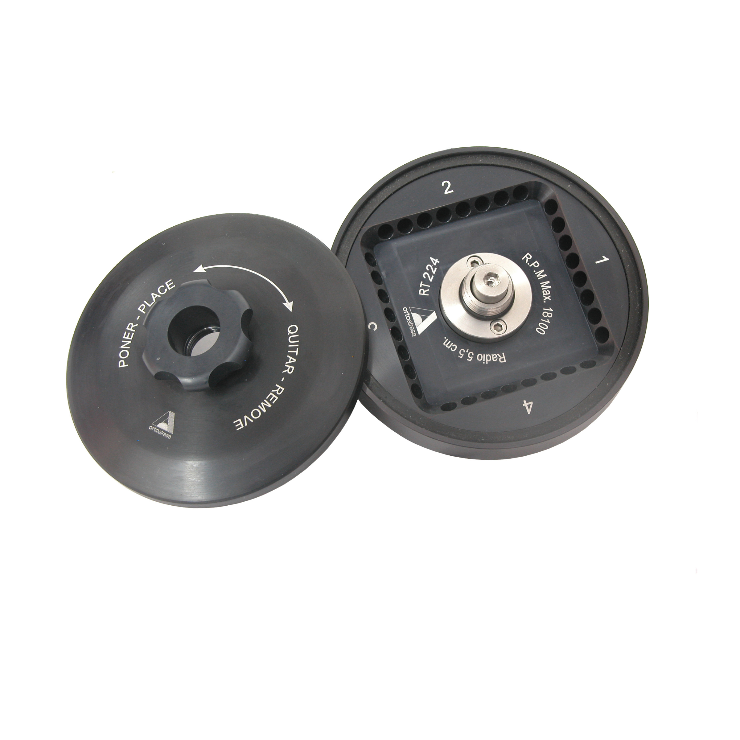 Two guitar pickup components on a white background