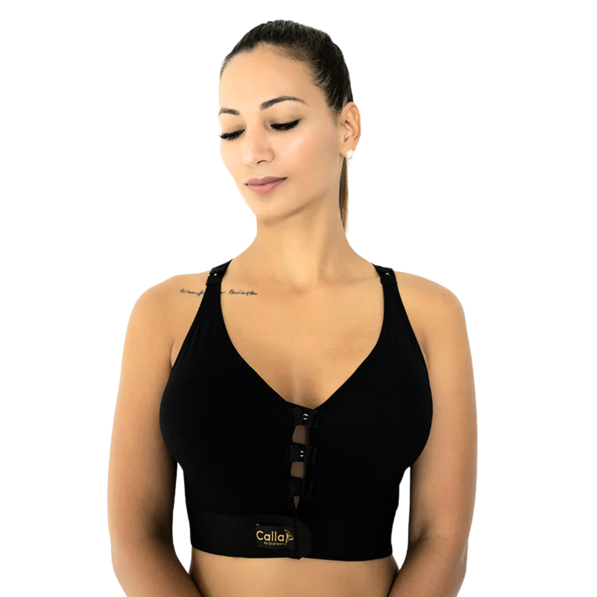 Calla Cozy Post-Surgical Recovery Bra with Unique Front Closure and Posture Supportive Back