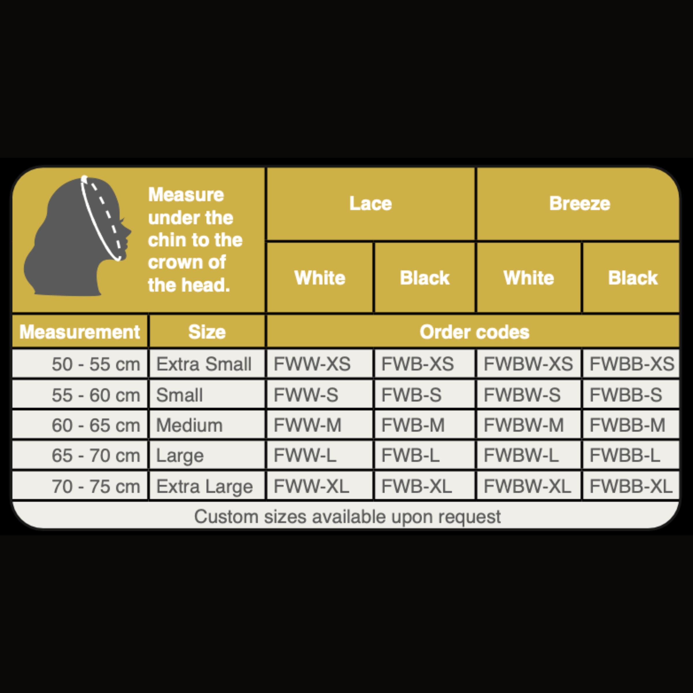 Calla Facelift Lace Wrap with Cold Packs – Post-Facelift Cooling Recovery Band
