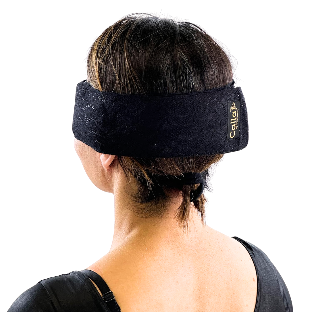 Calla Postoperative Eye Band with Cold Packs – Lace Recovery Eye Mask