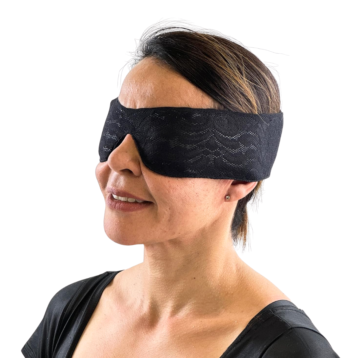 Calla Postoperative Eye Band with Cold Packs – Lace Recovery Eye Mask