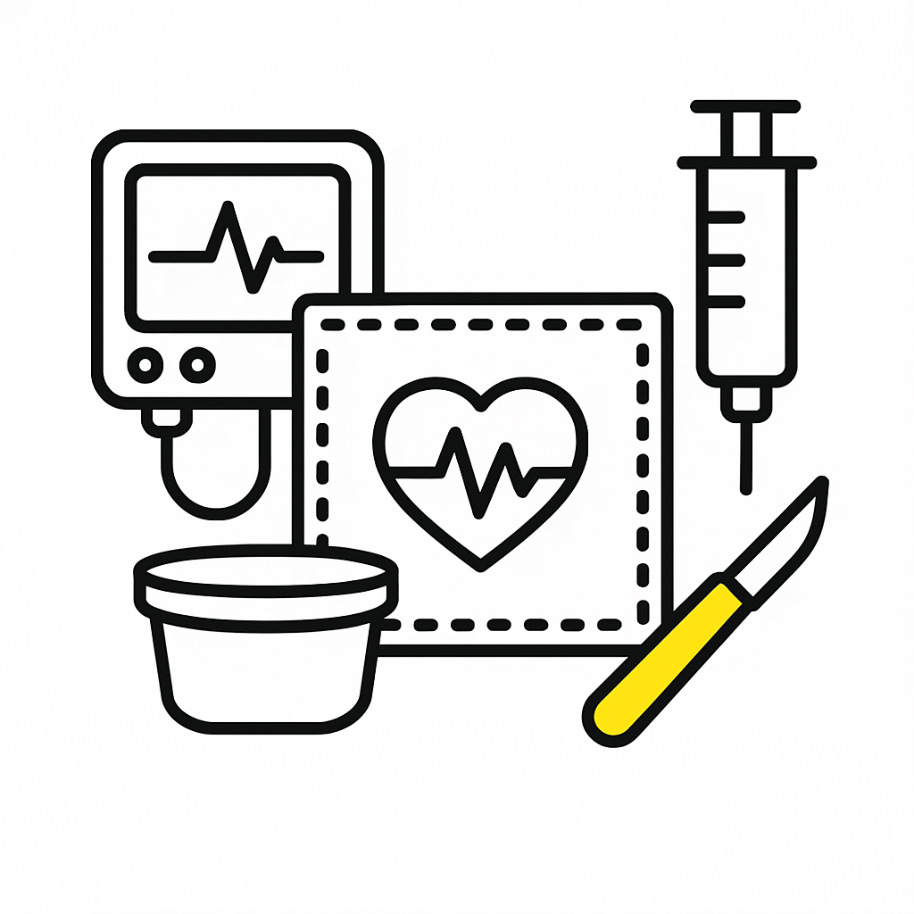 MS-3 Cardiac & Radiology Procedure Packs – Sterile, Specialist Clinical Kits