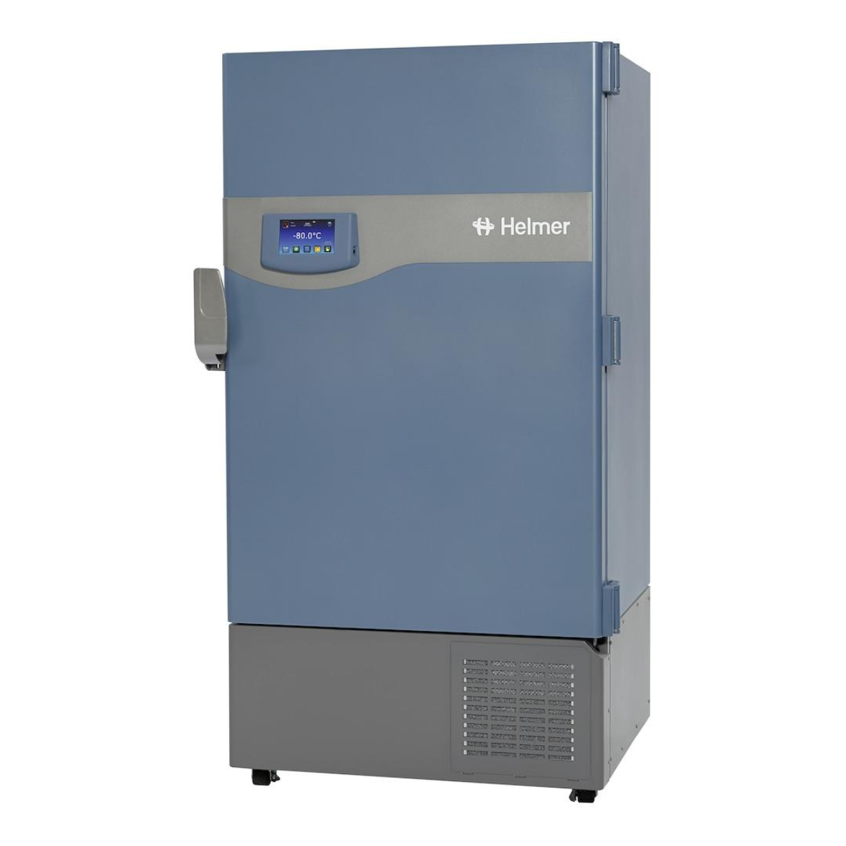 iUF126-GX i.Series ultra-low temperature freezer, –86 °C, 736-litre capacity, tall white medical storage unit with solid door.