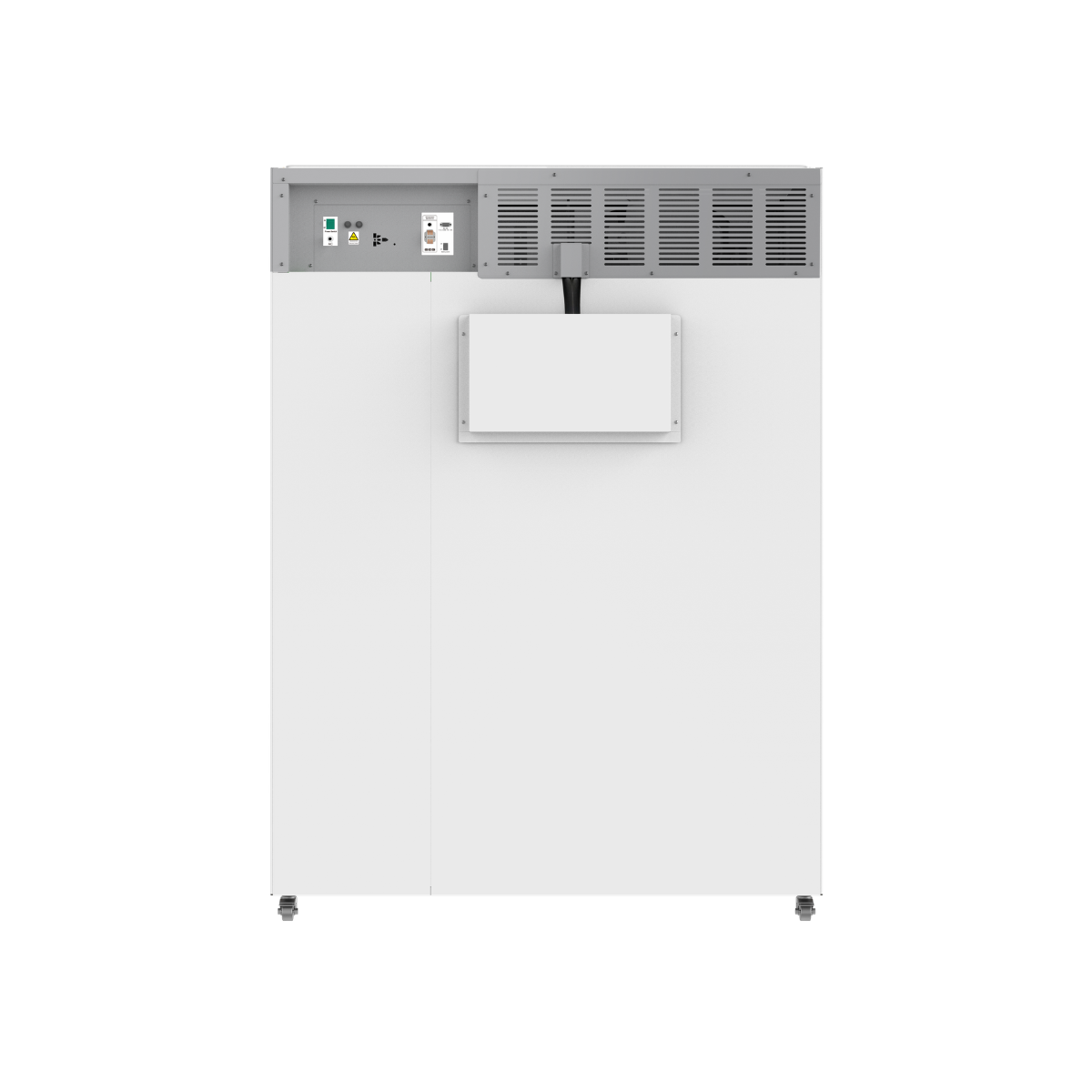 Commercial refrigerator on a white background