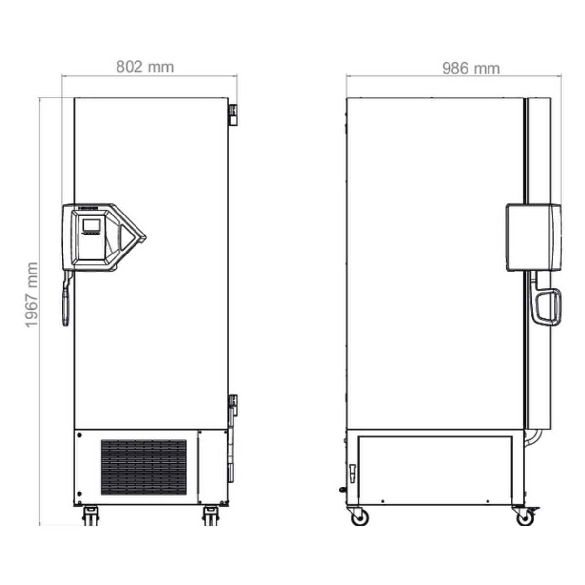 Model UF V 350 | Ultra-low temperature freezers with climate-neutral refrigerants