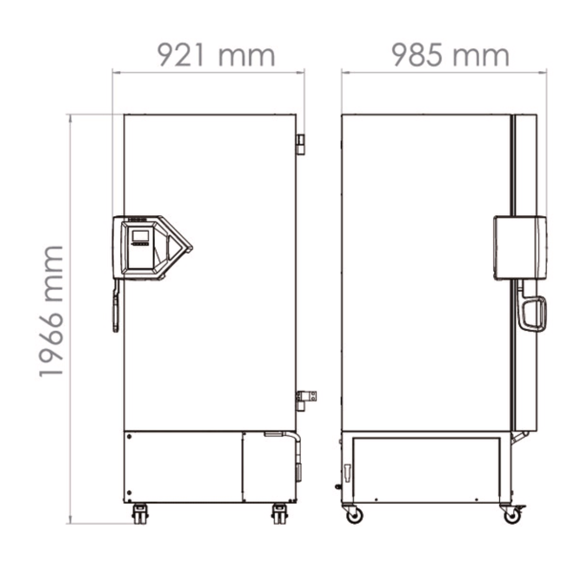 Model UF V 500 | Ultra-low temperature freezers with climate-neutral refrigerants