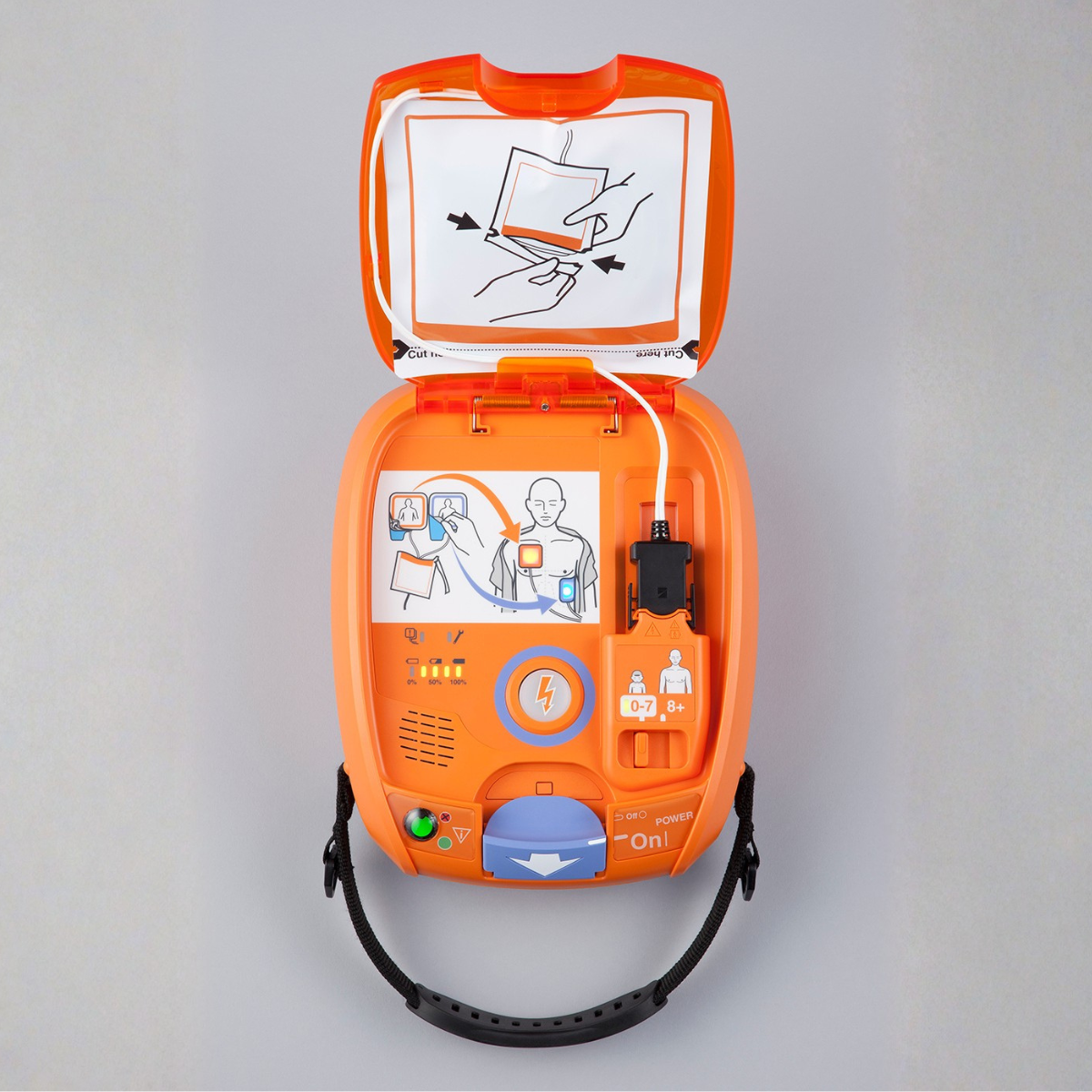 Nihon Kohden AED-3100K fully automatic automated external defibrillator unit.