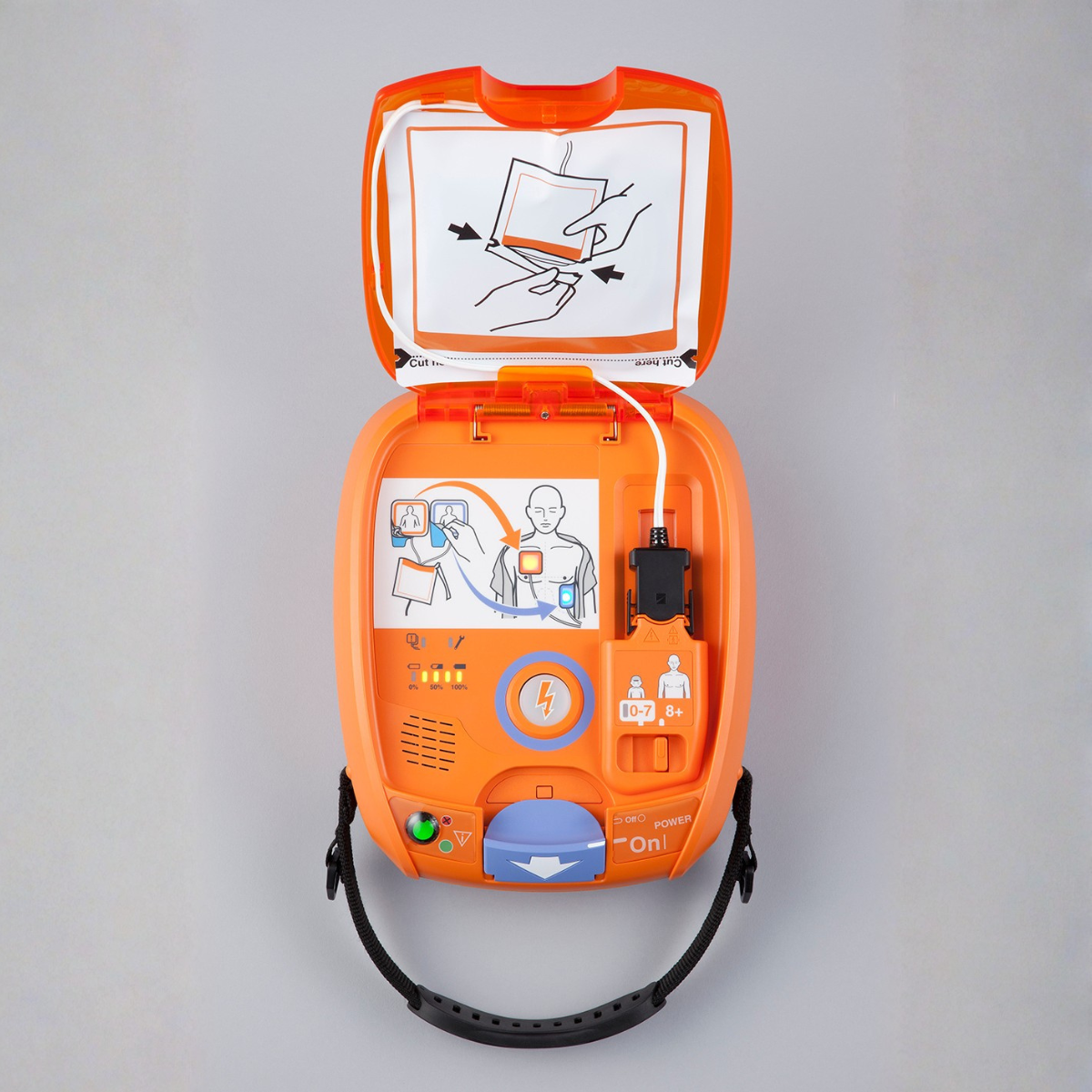 Nihon Kohden AED-3100K fully automatic automated external defibrillator unit.