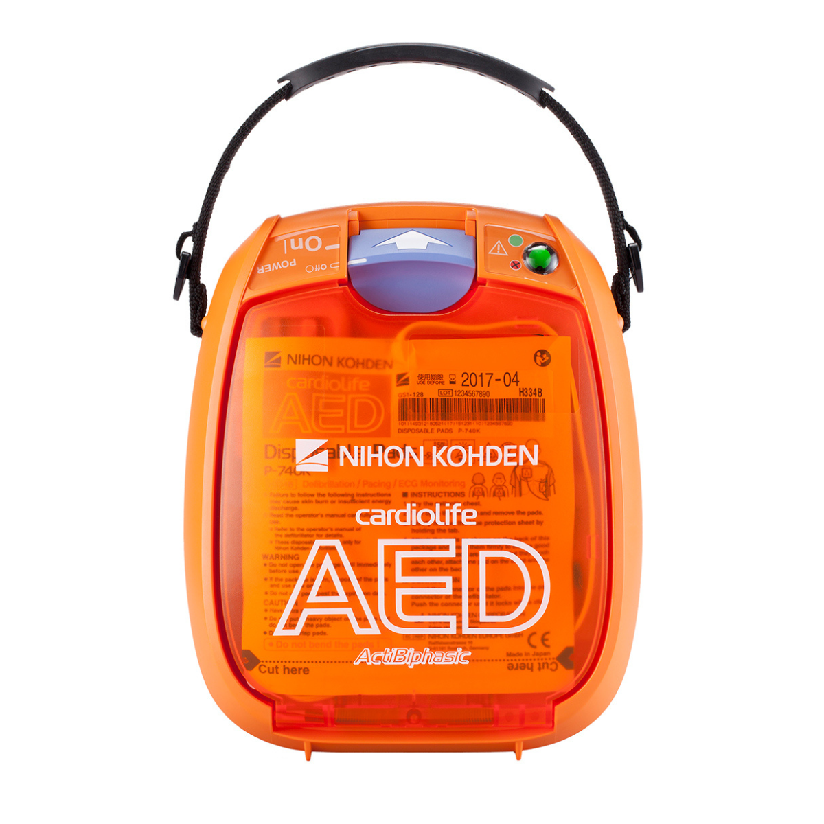 Nihon Kohden AED-3100K fully automatic automated external defibrillator unit.