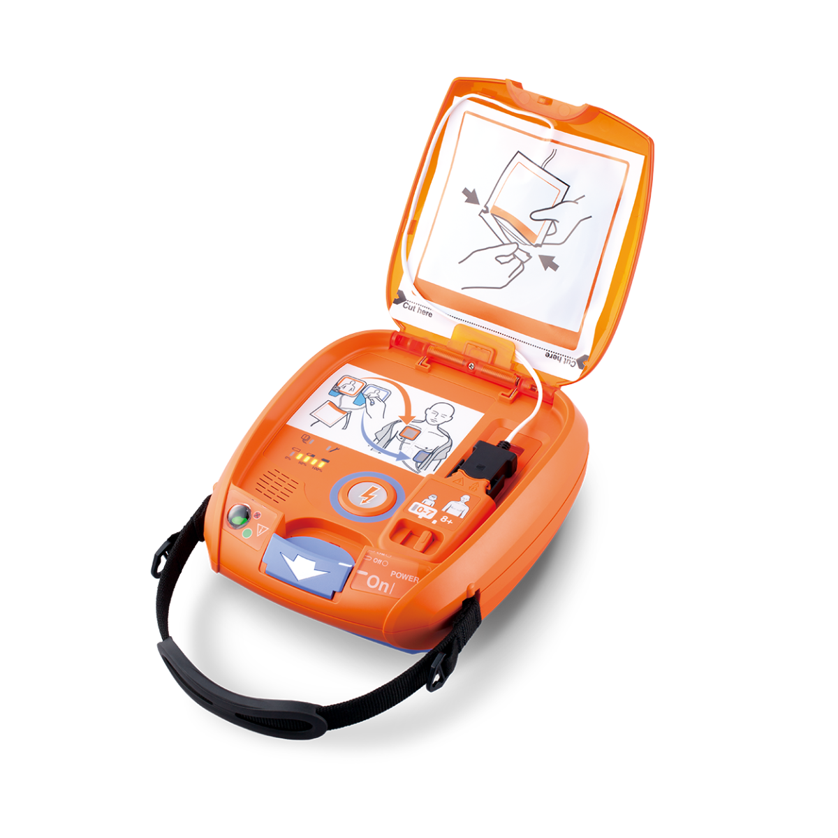 Nihon Kohden AED-3100K fully automatic automated external defibrillator unit.