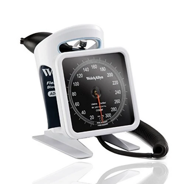 Blood pressure monitor with Welch Allyn branding on a white background
