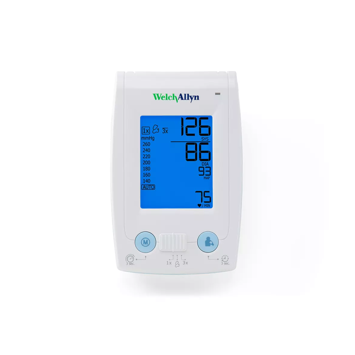 Welch Allyn digital thermometer on a white background